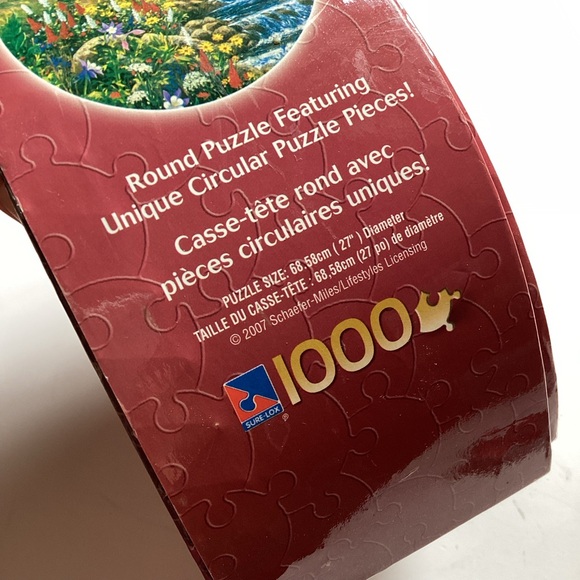 CIRCLES Round jigsaw puzzle - Picture 2 of 5